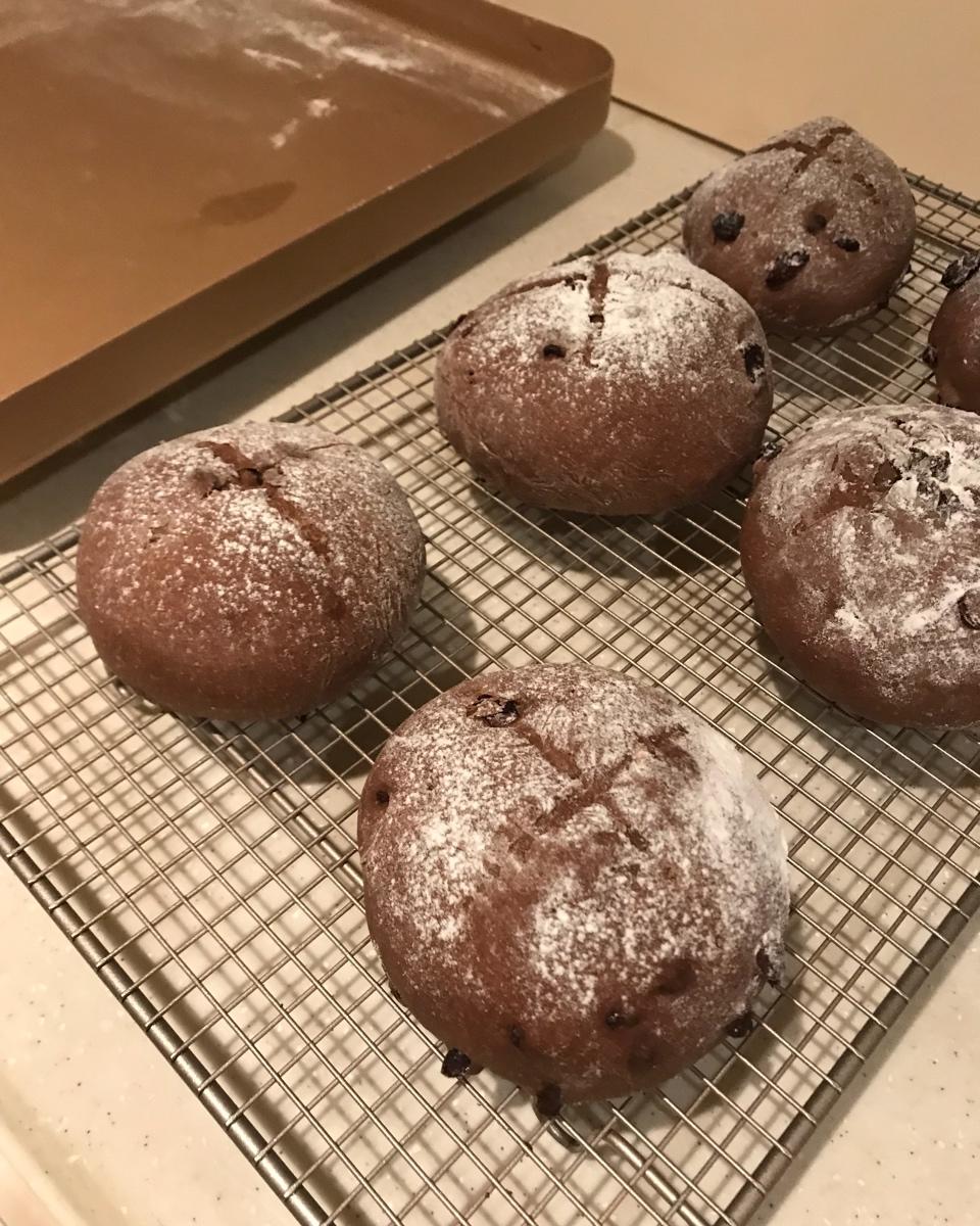 全麦巧克力豆软欧