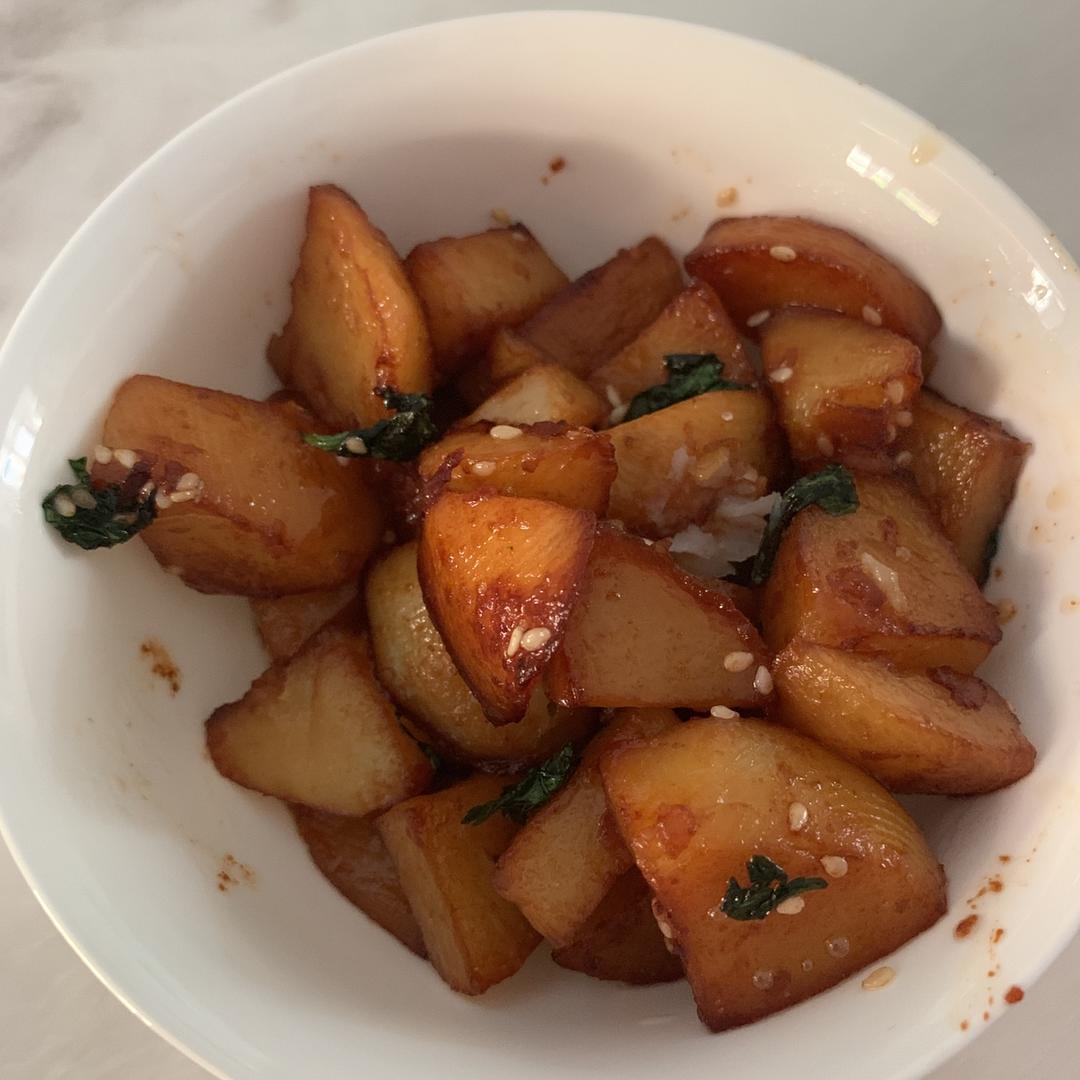 大小朋友都爱的糖醋土豆