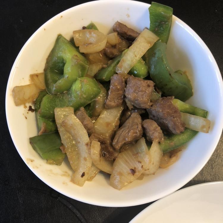青椒炒牛肉