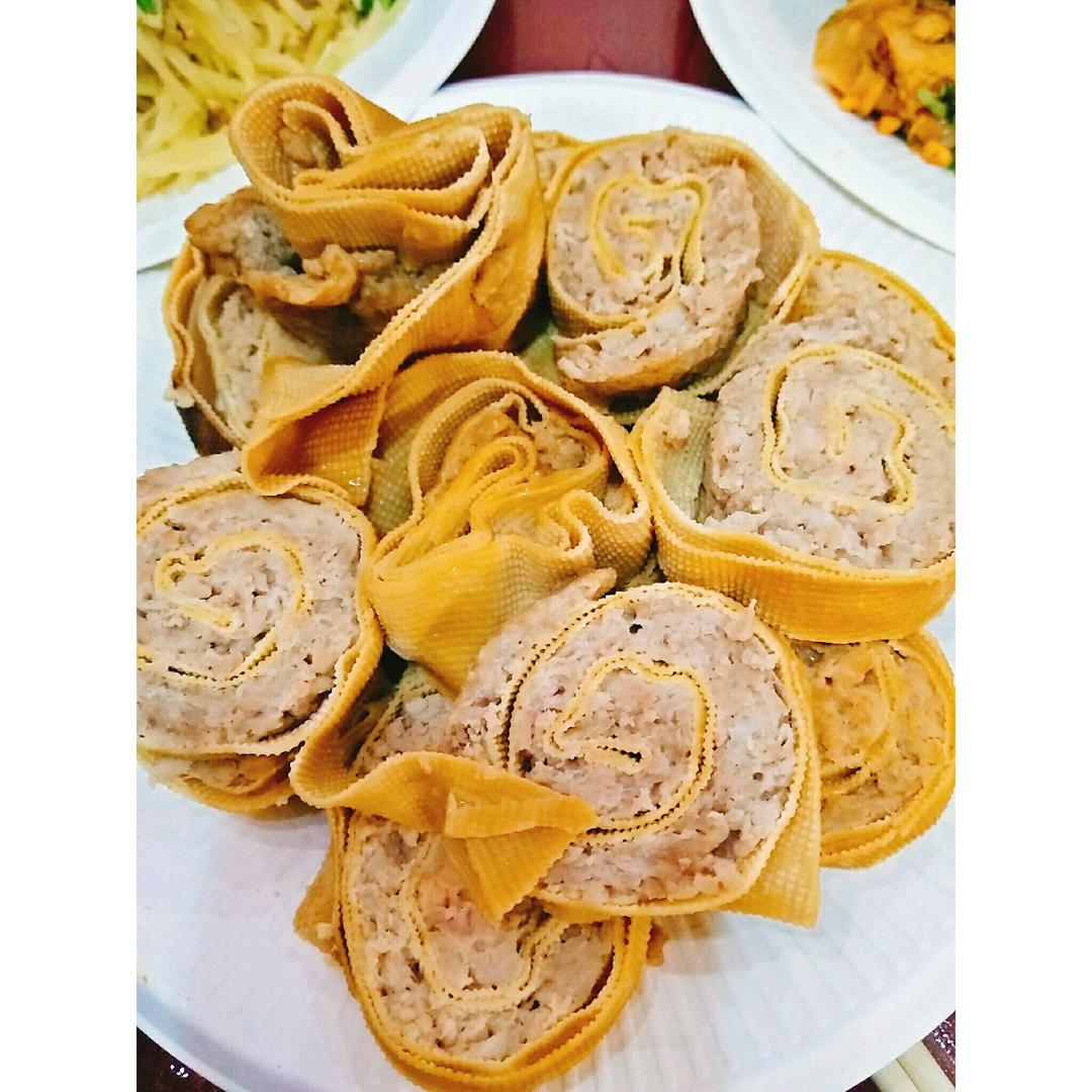 鸡汤干豆腐卷