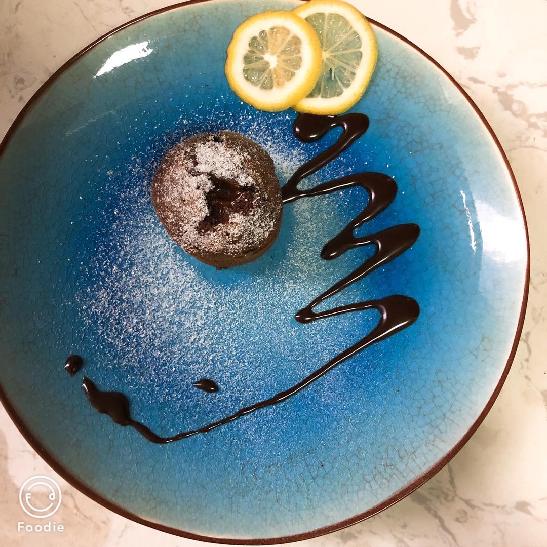 熔岩巧克力蛋糕（巧克力酱版）