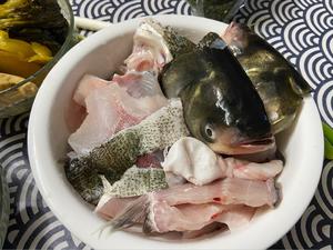 重庆酸菜鱼（一定要用猪油炒料哟）的做法 步骤9