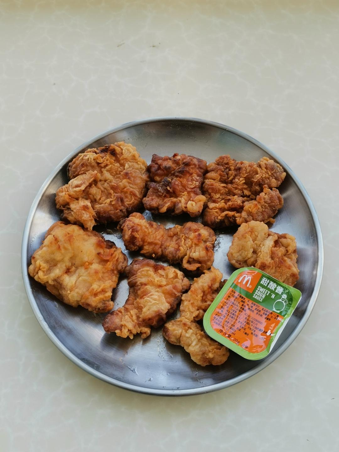 家庭版劲脆炸鸡块，无需炸鸡粉