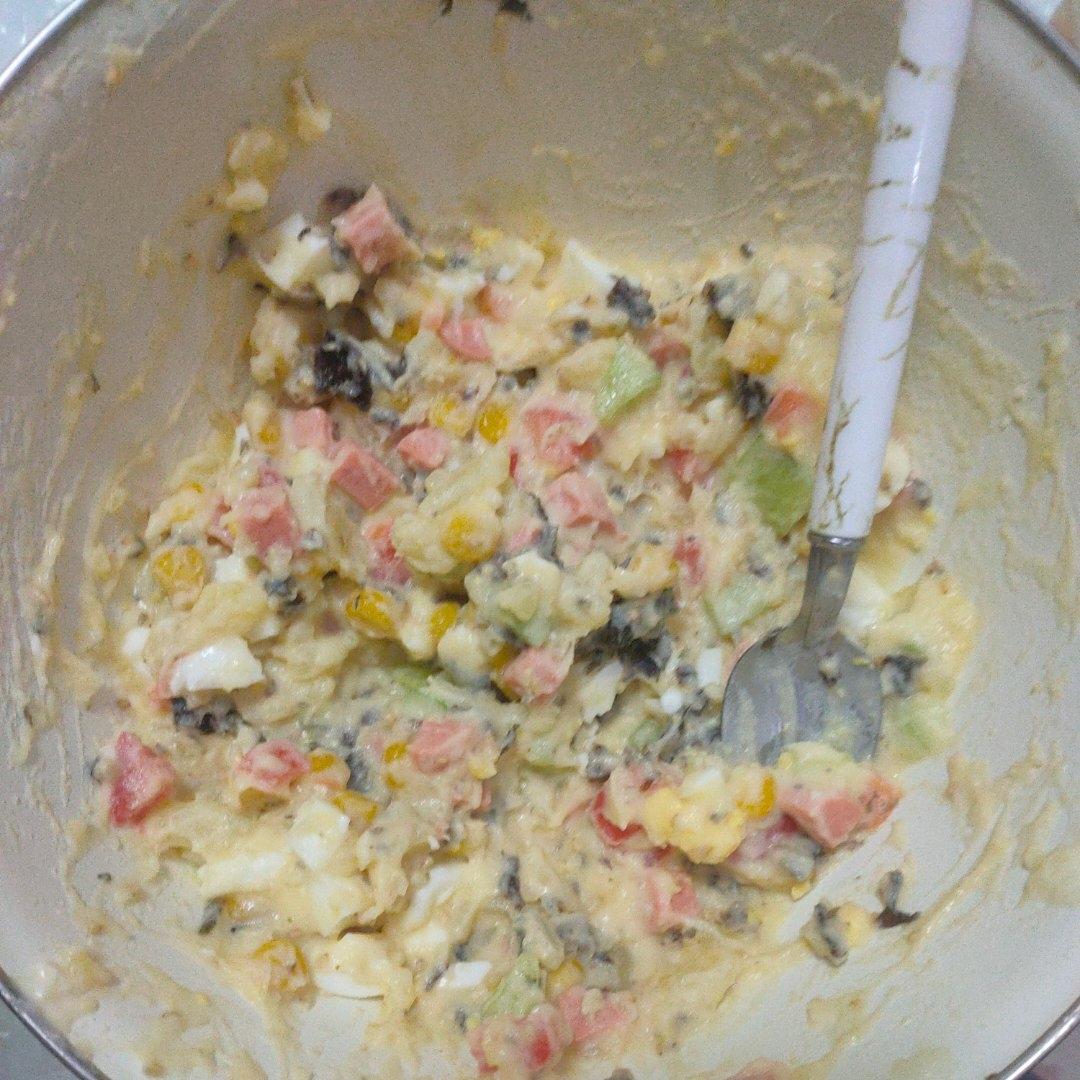 日式土豆泥沙拉（简单易学、健身代餐）