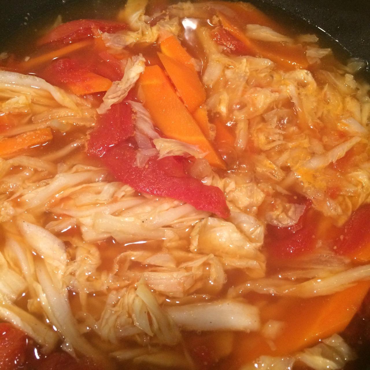 蔬菜汤（轻断食菜谱）的做法