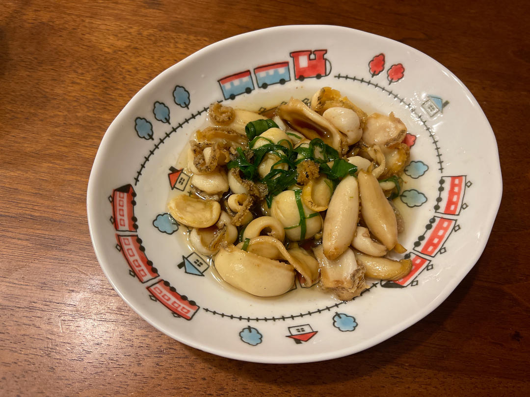 超简单的快手菜 葱香鲍鱼片 下饭菜 低卡