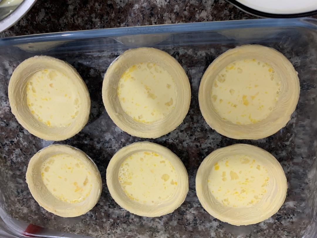 简易蛋挞「美的10L小烤箱」