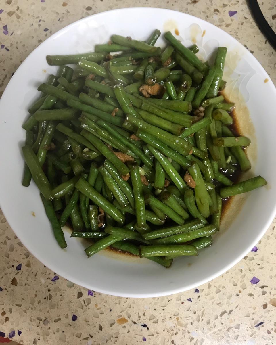 豇豆炒肉丝