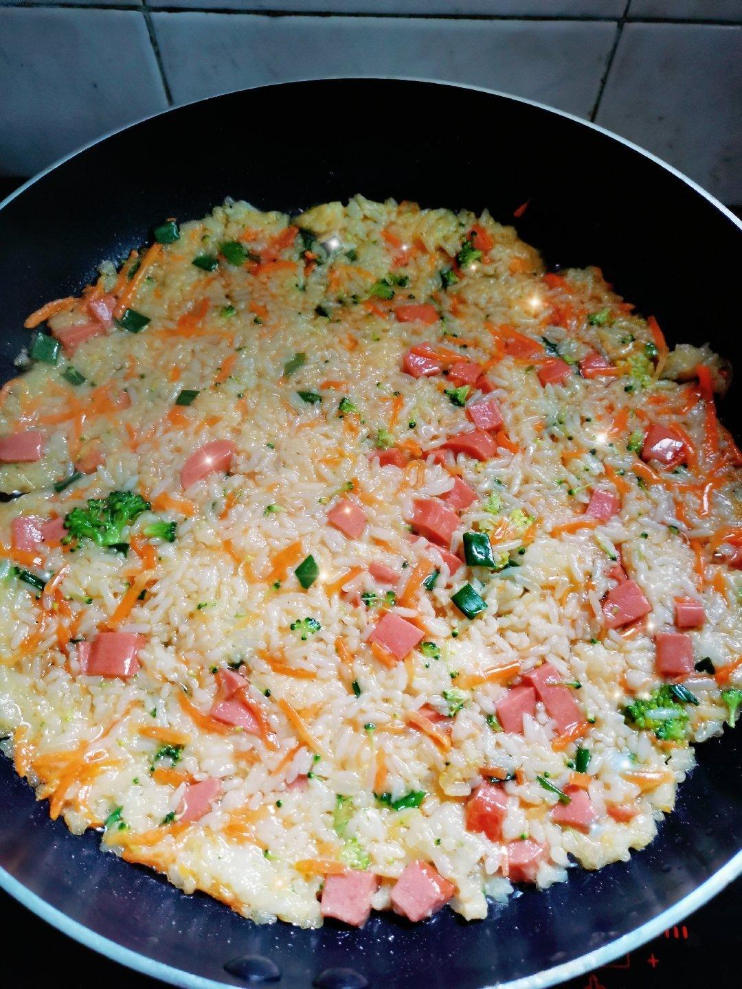 剩饭鸡蛋饼