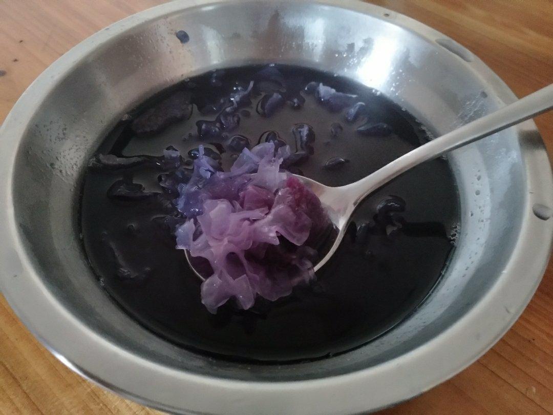 紫薯银耳糖水