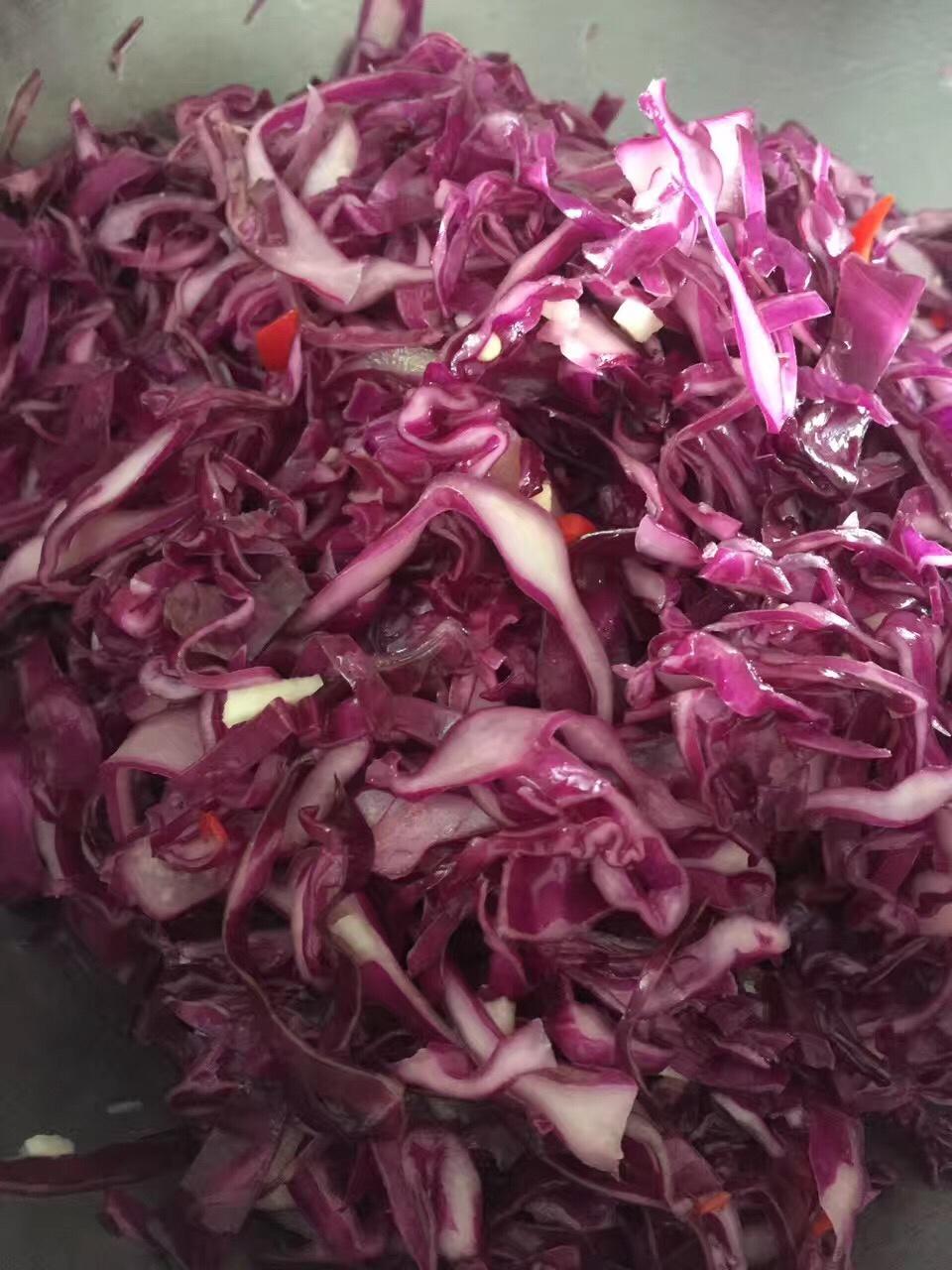 超开胃凉拌紫甘蓝