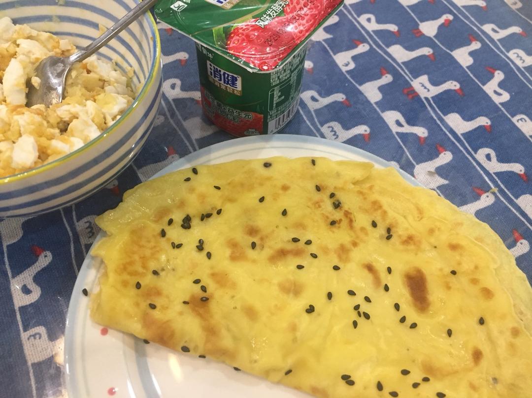 葱花鸡蛋饼