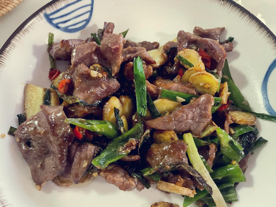 葱姜小炒牛肉