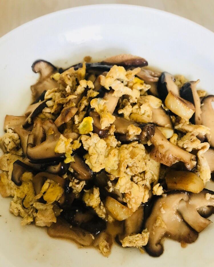 轻脂香菇炒鸡蛋