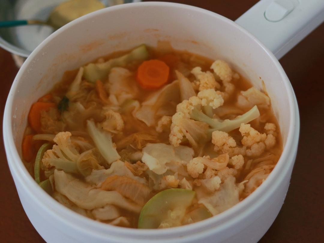 泡菜面片汤