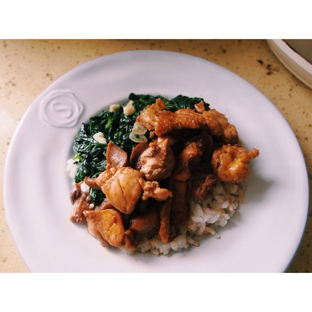 日式照烧鸡排饭