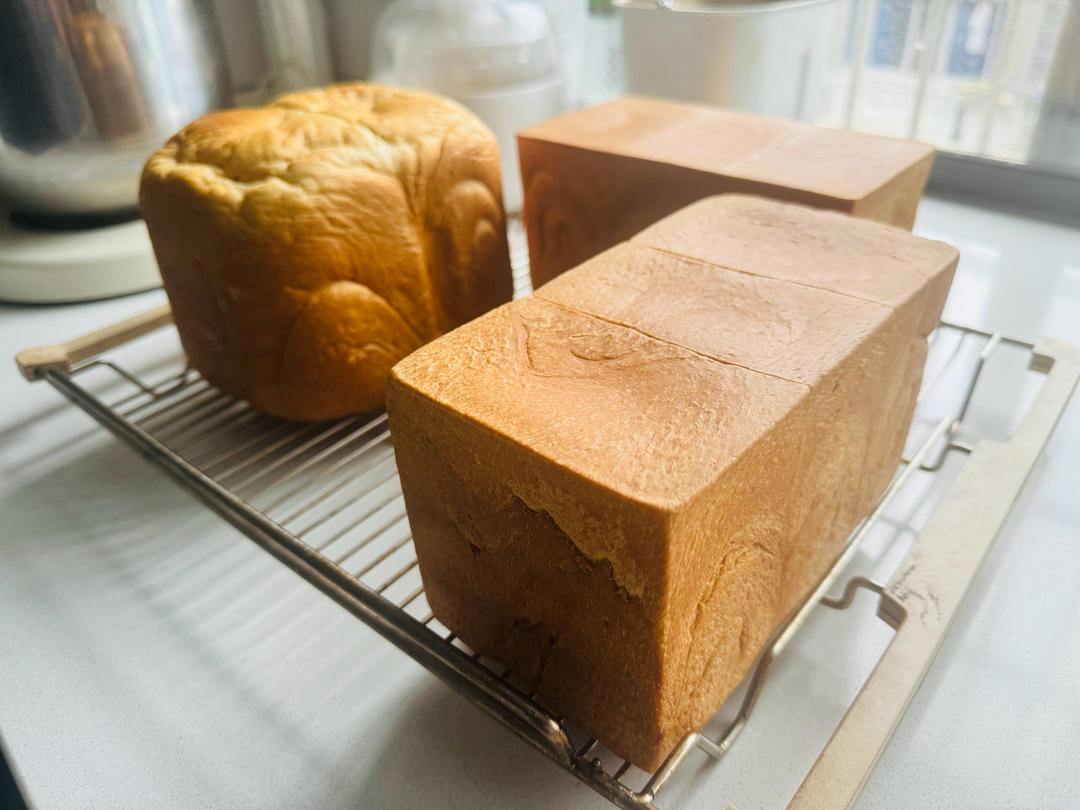 🍞消耗淡奶油吐司｜无黄油｜软绵绵｜奶香浓郁