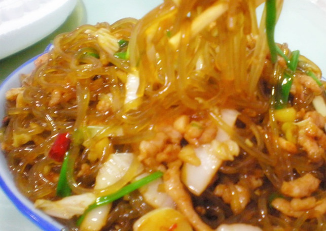 泡菜苕粉肉丝
