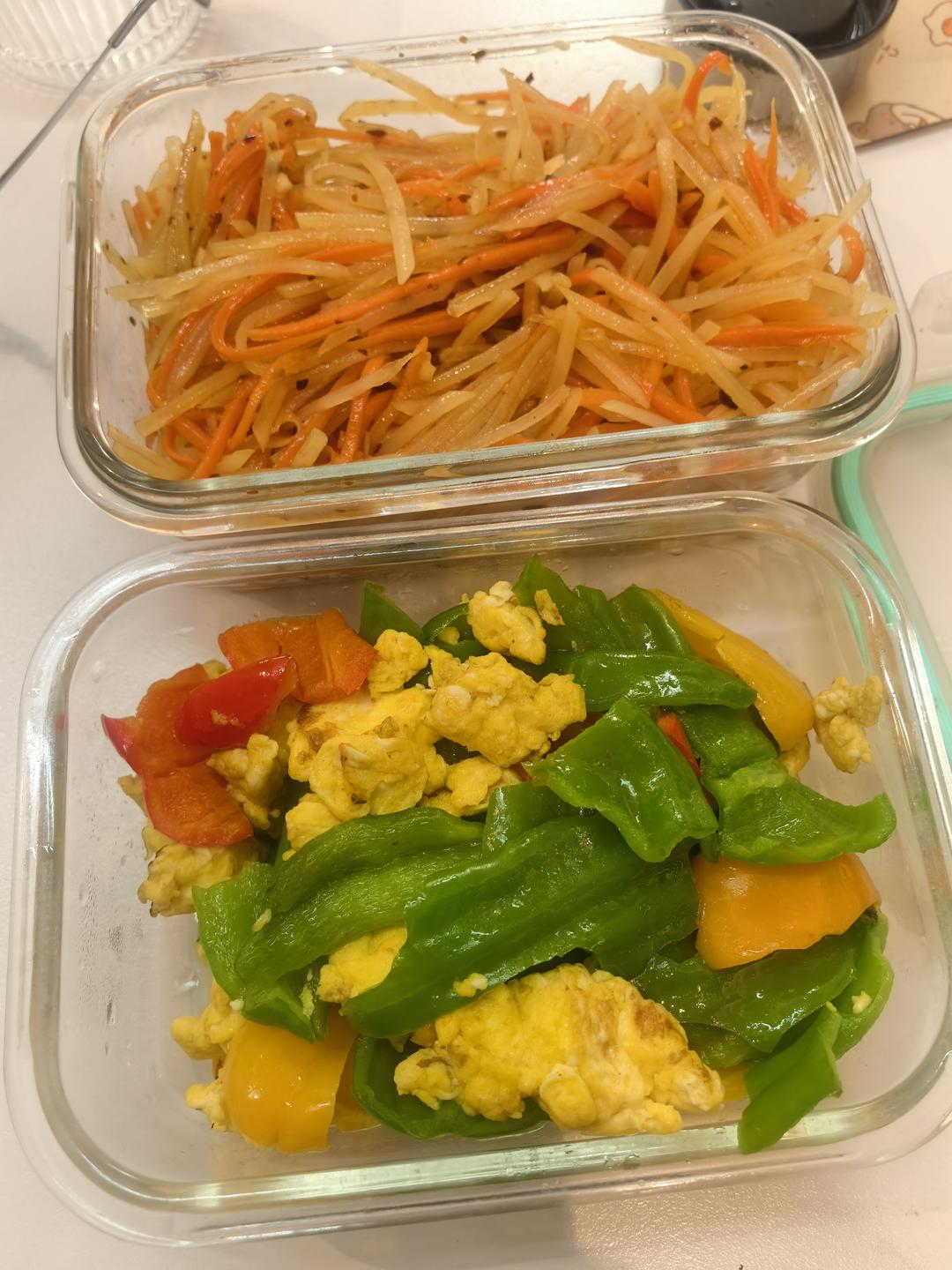 青椒炒鸡蛋❗️❗️营养美味又下饭