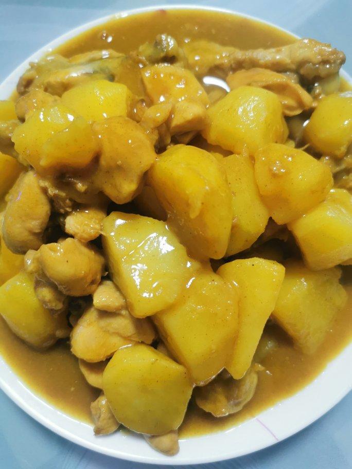 冷月无声hh做的土豆咖喱鸡翅根