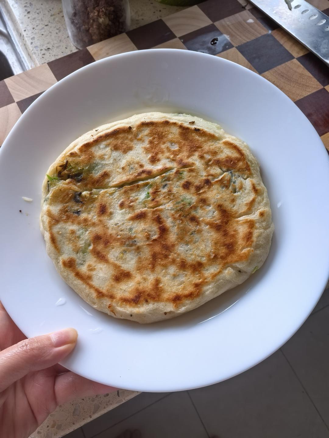 不用去早餐店的发面馅饼