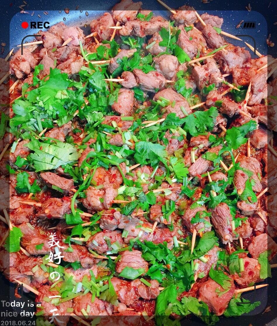 牙签炒烤肉