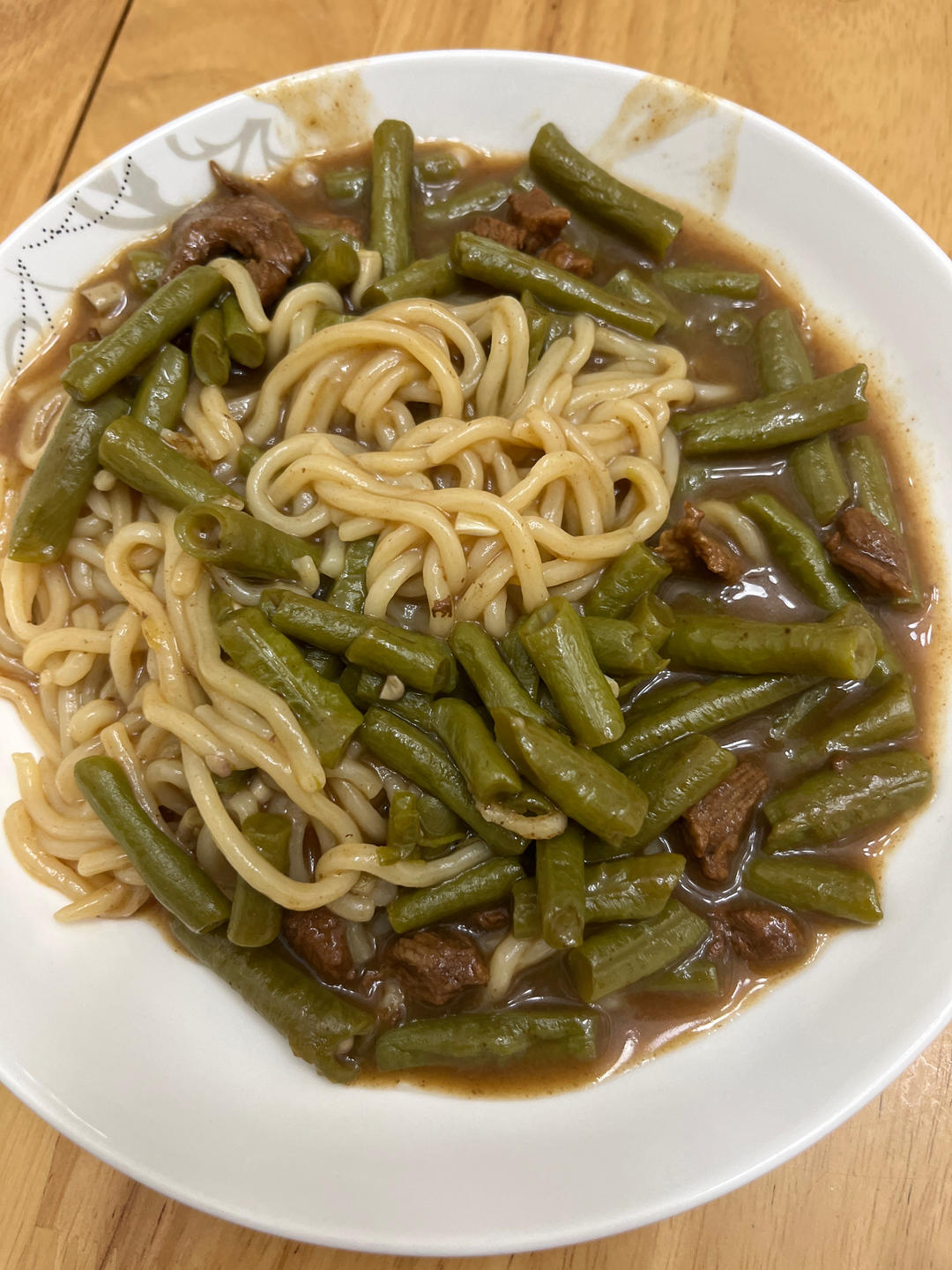 豆角焖面