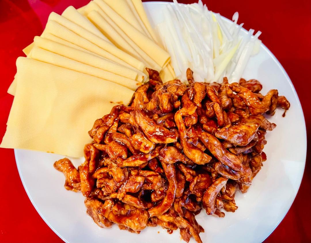 低卡高蛋白京酱鸡丝