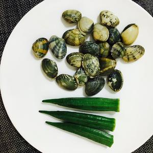 蛤蜊秋葵咖喱饭的做法 步骤1