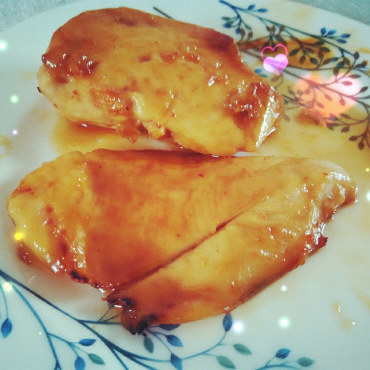 蜂蜜香草煎鸡脯