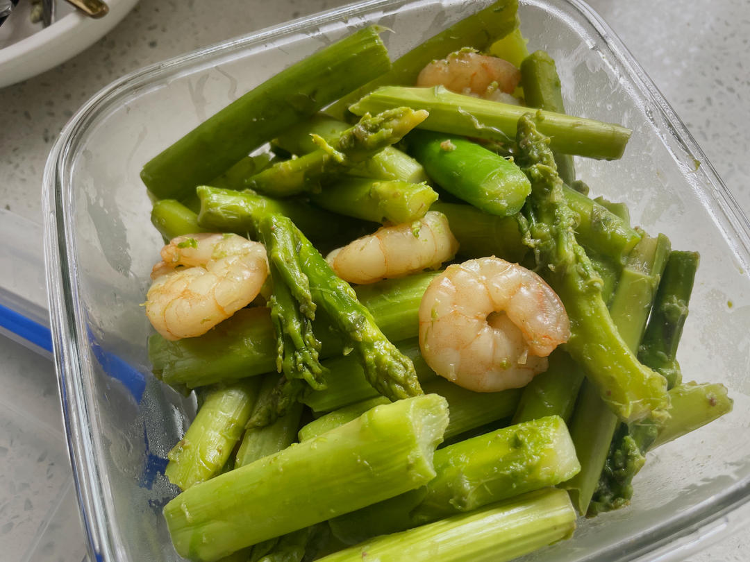 芦笋炒虾仁