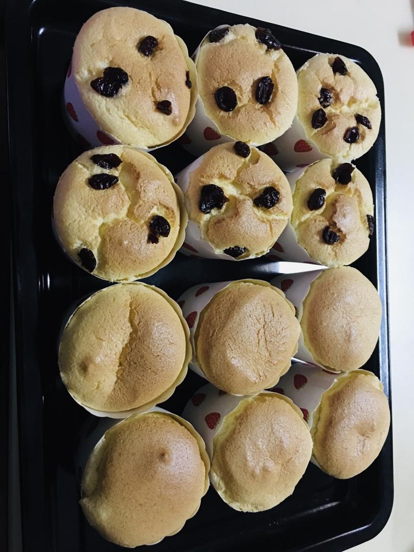 纸杯蛋糕 8寸戚风蛋糕的量