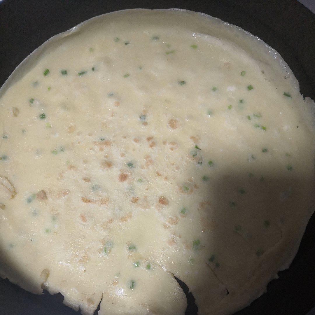 五分钟早餐：小葱鸡蛋饼