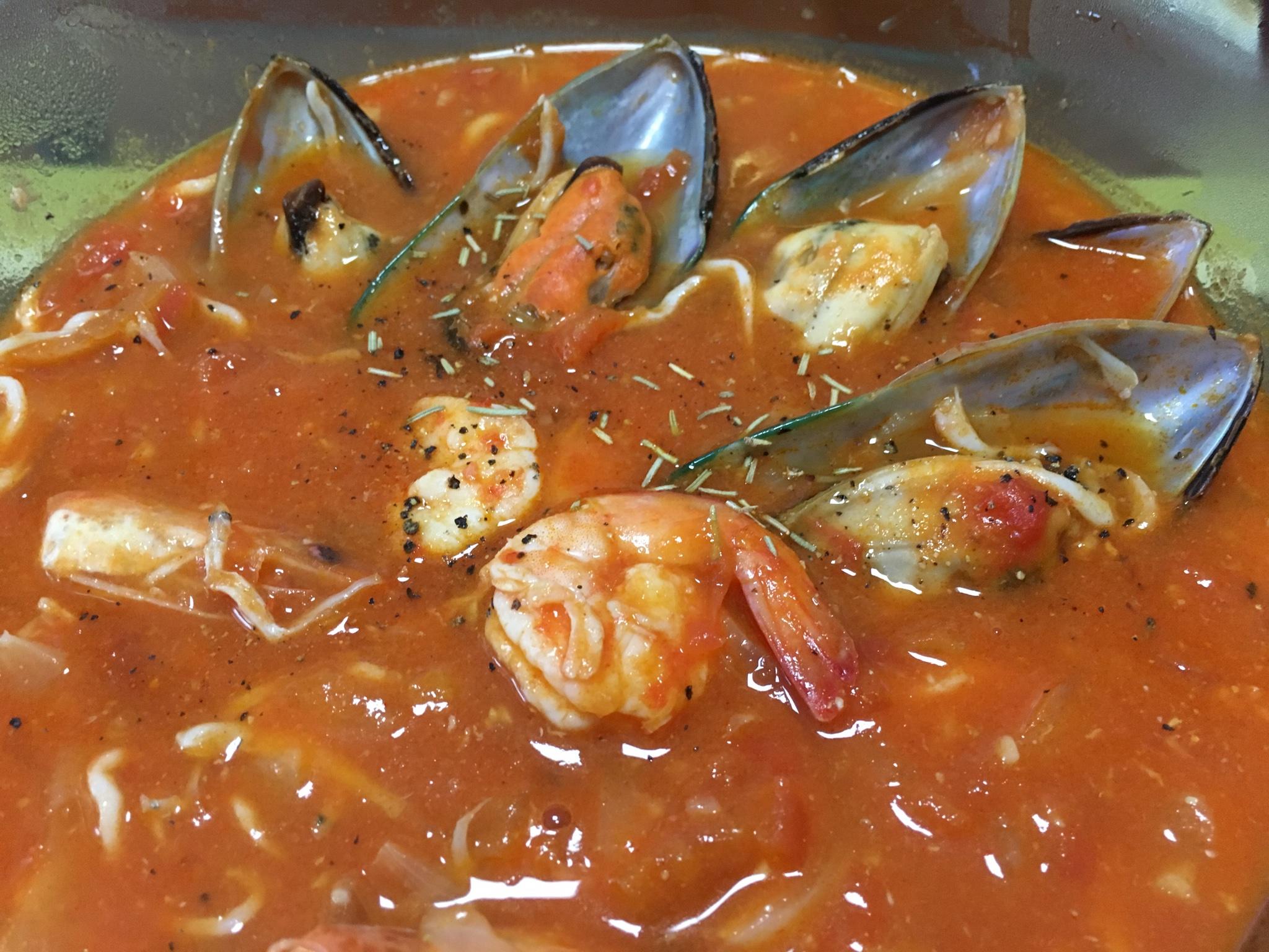 意式海鲜汤的做法