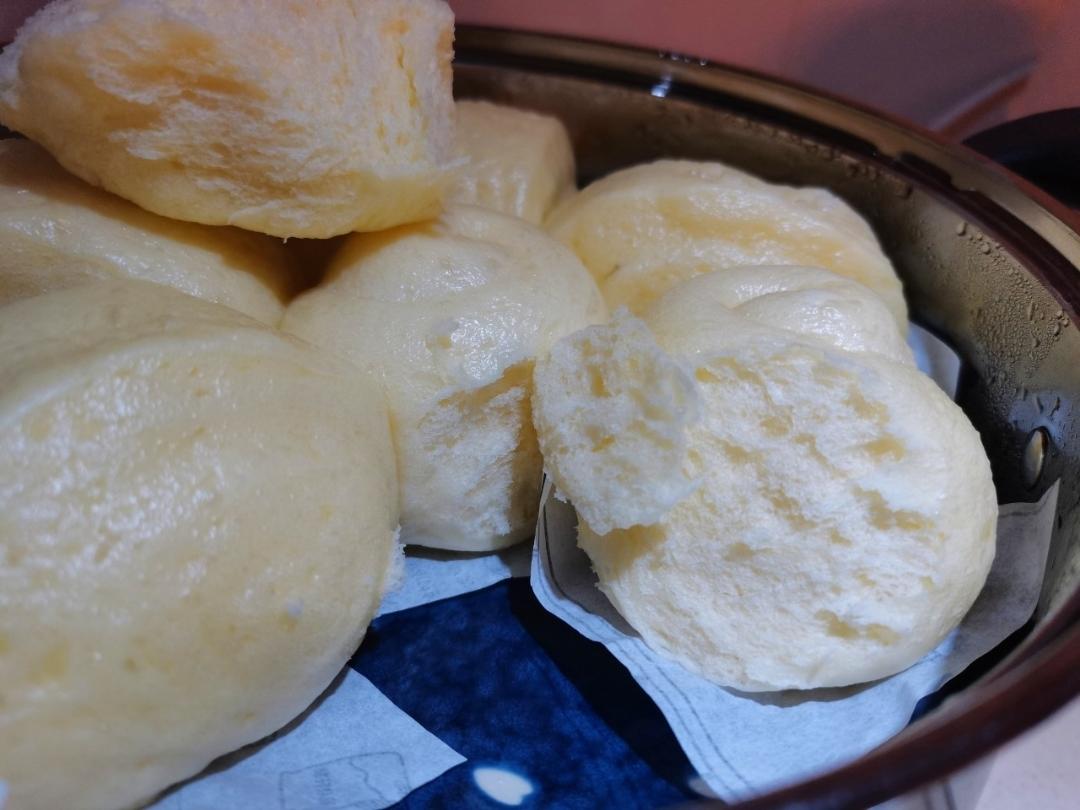 鸡蛋馒头（用动图告诉你它有多松软）