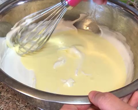 柠檬轻乳酪蛋糕（日式芝士蛋糕）—6寸、8寸配方的做法 步骤22