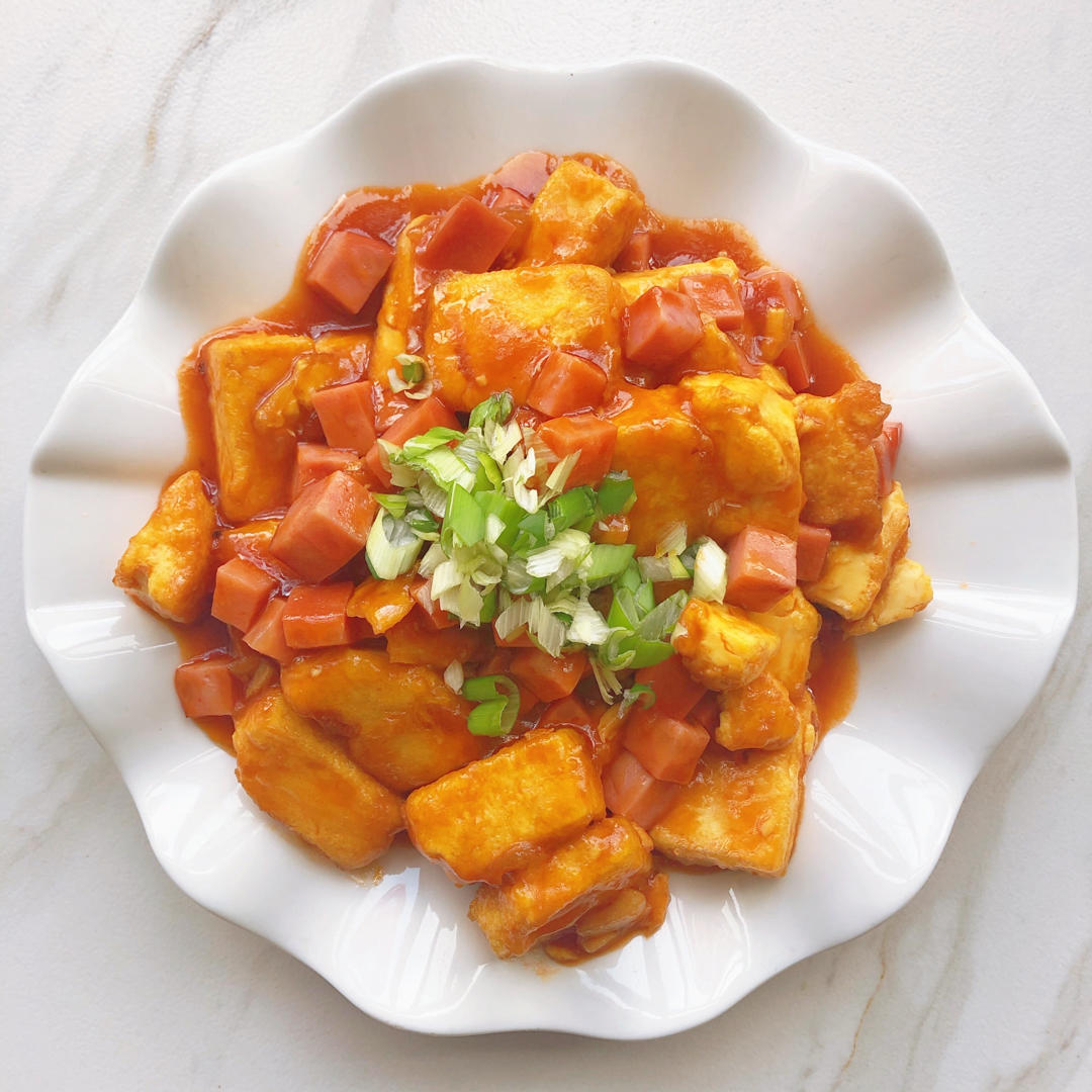 脆皮茄汁日本豆腐