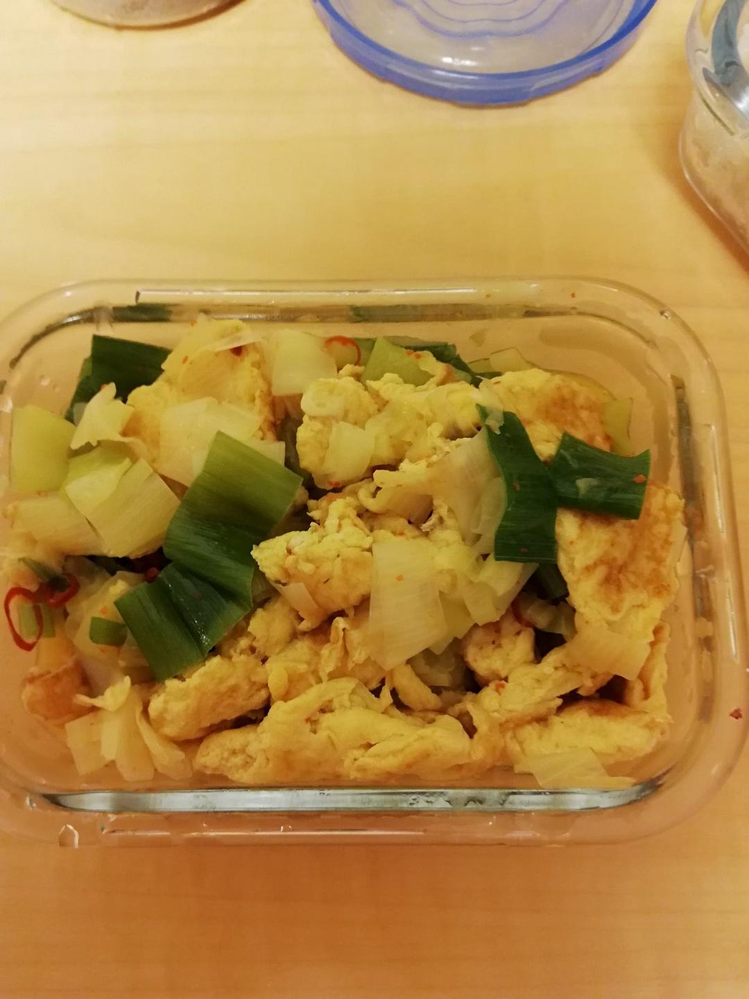 东北的大葱炒蛋