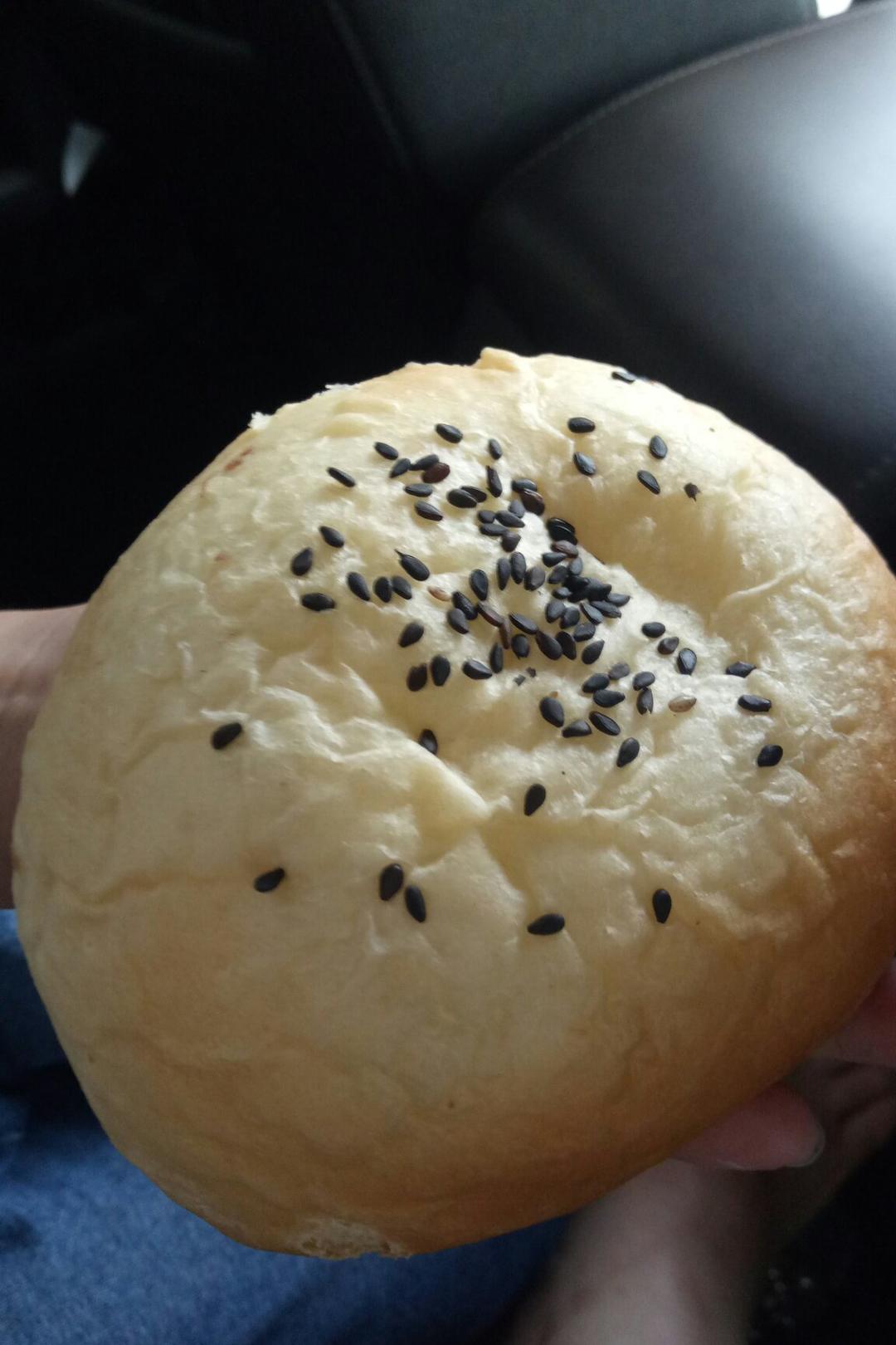 日式传统红豆面包（中国红豆大饼子）
