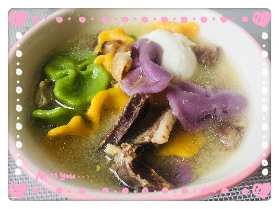 风干羊肉蝴蝶面（纯手工）的做法