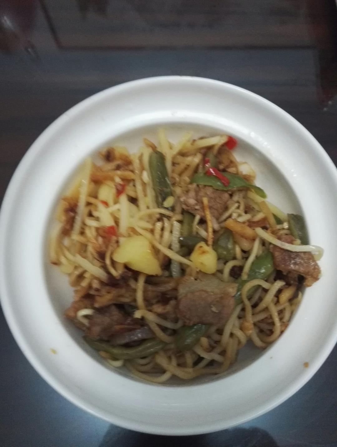 豆角焖面