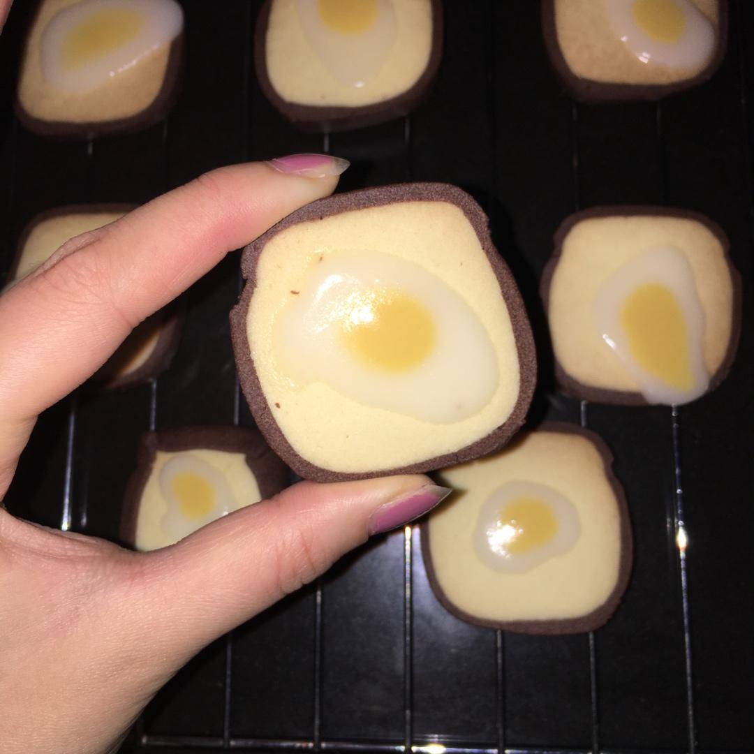 超级萌物～卡通煎蛋曲奇