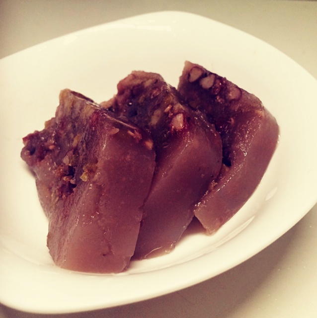 冰晶红豆马蹄糕