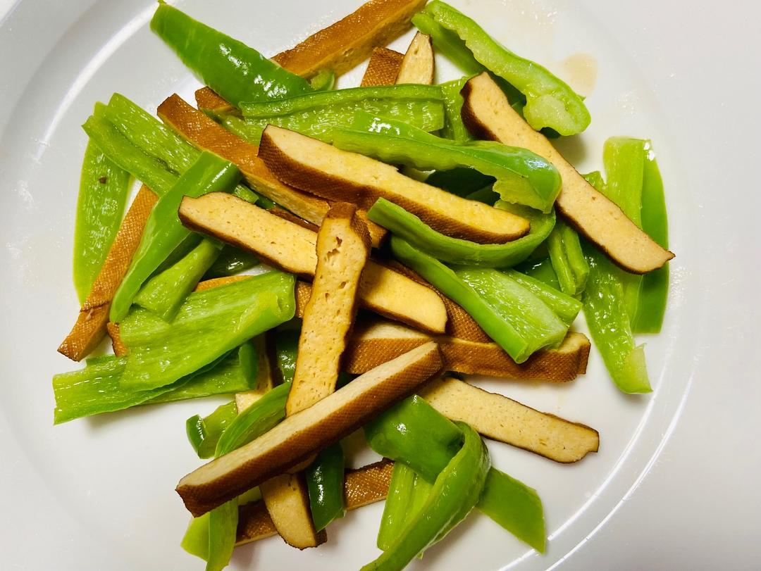 青椒豆干/韭菜豆干的做法