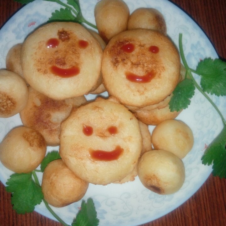 土豆笑脸饼