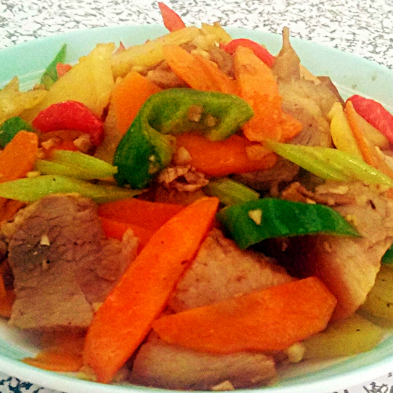 炒卤肉