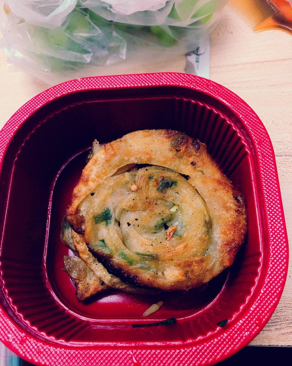 饺子皮葱油饼