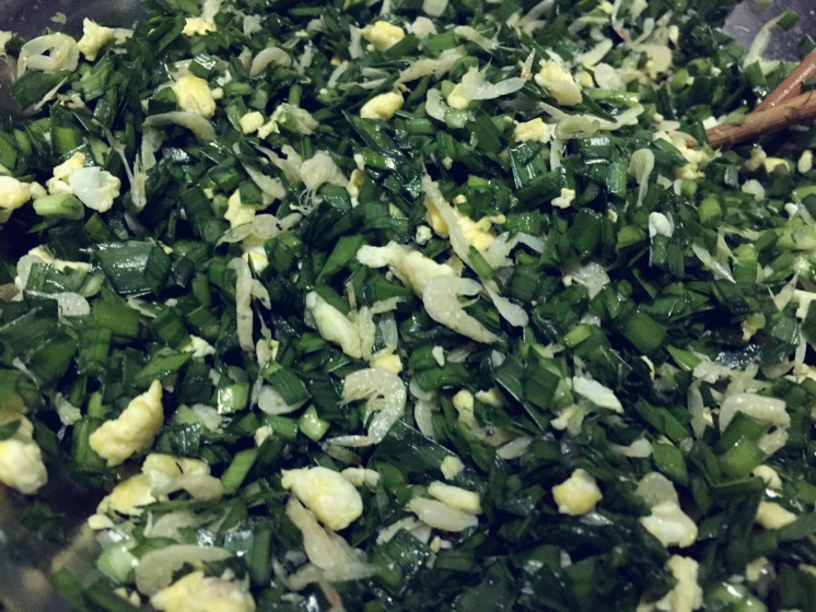 韭菜鸡蛋虾皮饺子