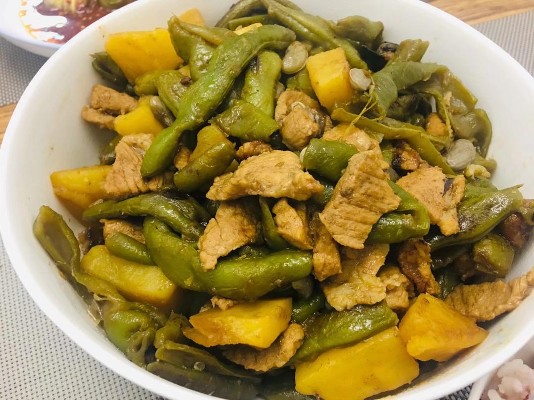排骨炖豆角