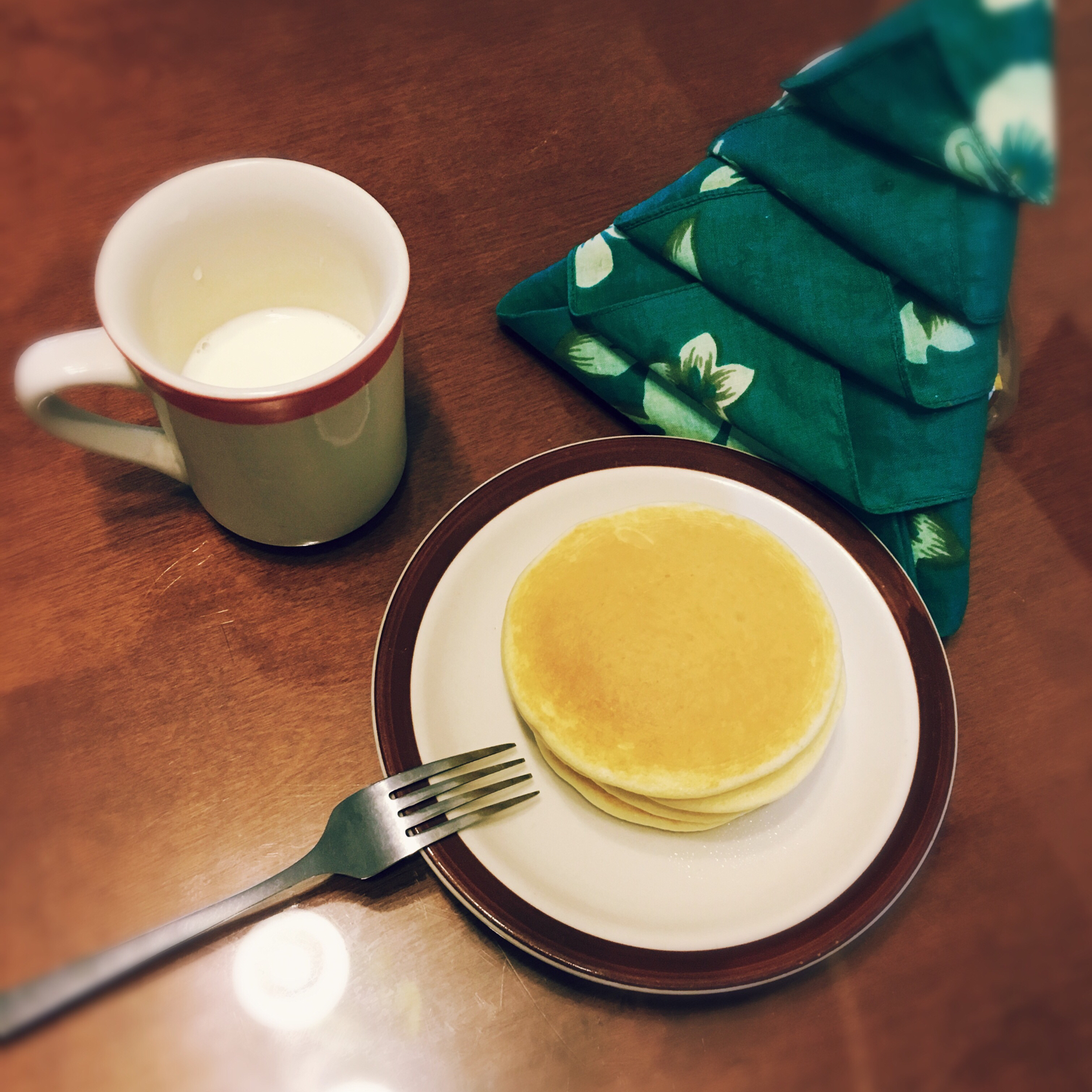 超级简单pancake【无黄油健康版】